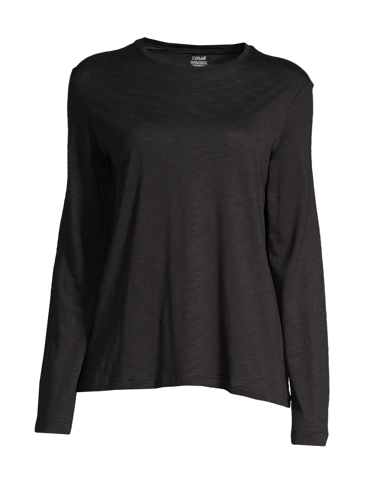 Koszulka damska CASALL Soft Texture Long Sleeve kolor czarny