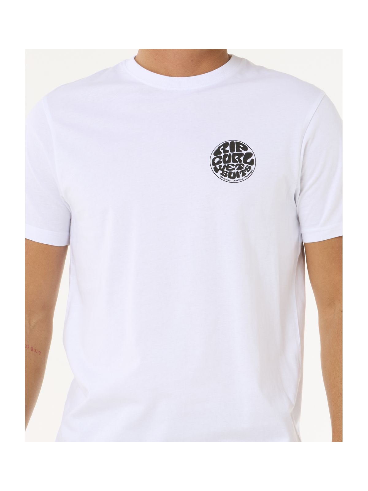 Koszulka RIP CURL Wettie Icon Tee biały