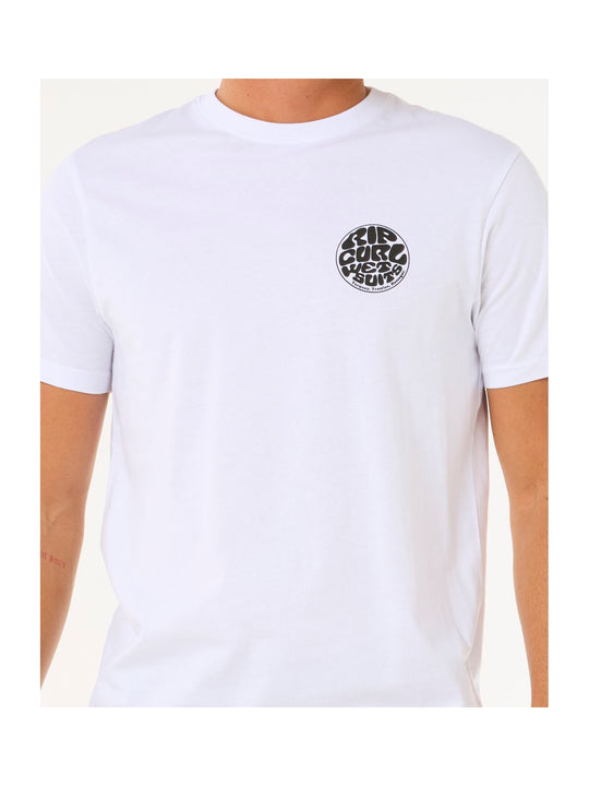 Koszulka RIP CURL Wettie Icon Tee biały
