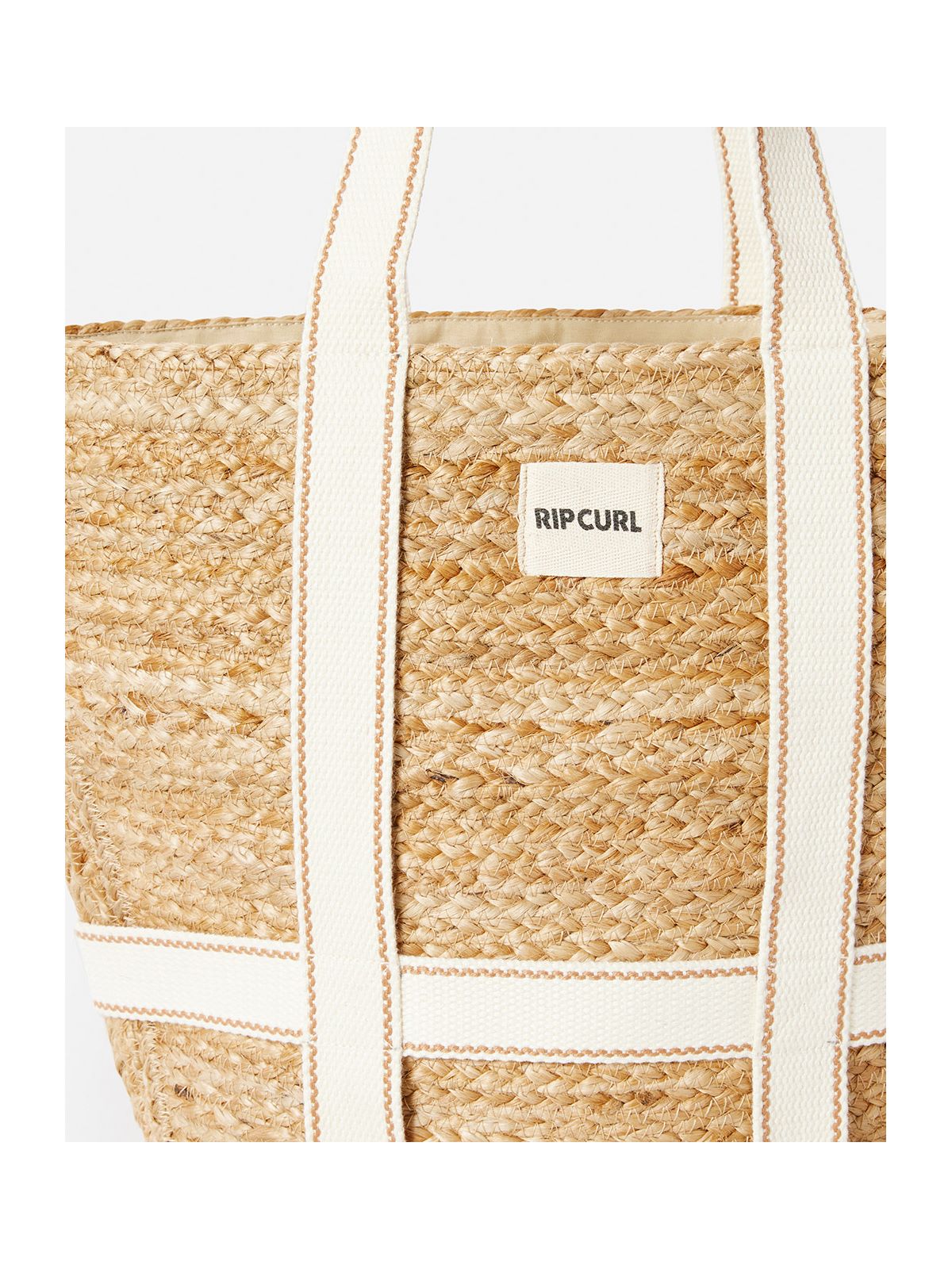 Torebka plażowa z juty RIP CURL Premium Surf Jute 45L Tote beżowy - TU - Torba - Adventure Sports
