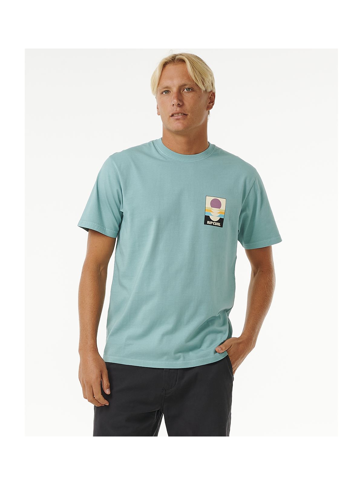 Koszulka RIP CURL Surf Revivial Peaking Tee niebieski - Adventure Sports