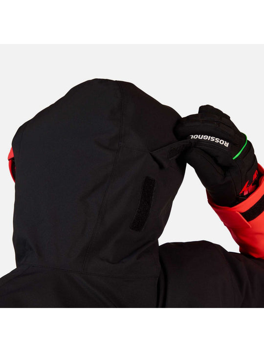 Kurtka narciarska dziecięca ROSSIGNOL Jr Hero Velika Insulated Jkt czarna
