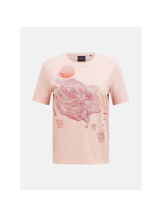 Koszulka PEAK PERFORMANCE Explore Graphic Tee Women różowy
