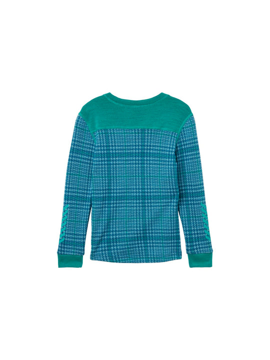 Bielizna dziecięca HELLY HANSEN K Graphic Lifa Merino Set kolor zielony
