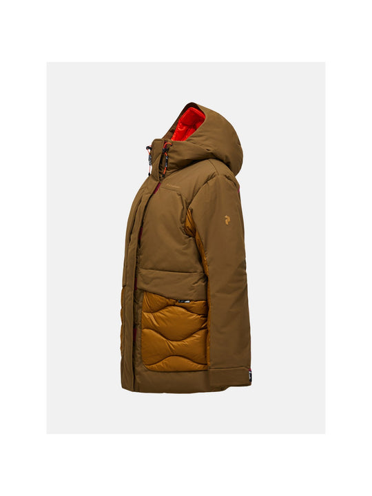 Kurtka PEAK PERFORMANCE W Infusion Helium Down Parka brązowy
