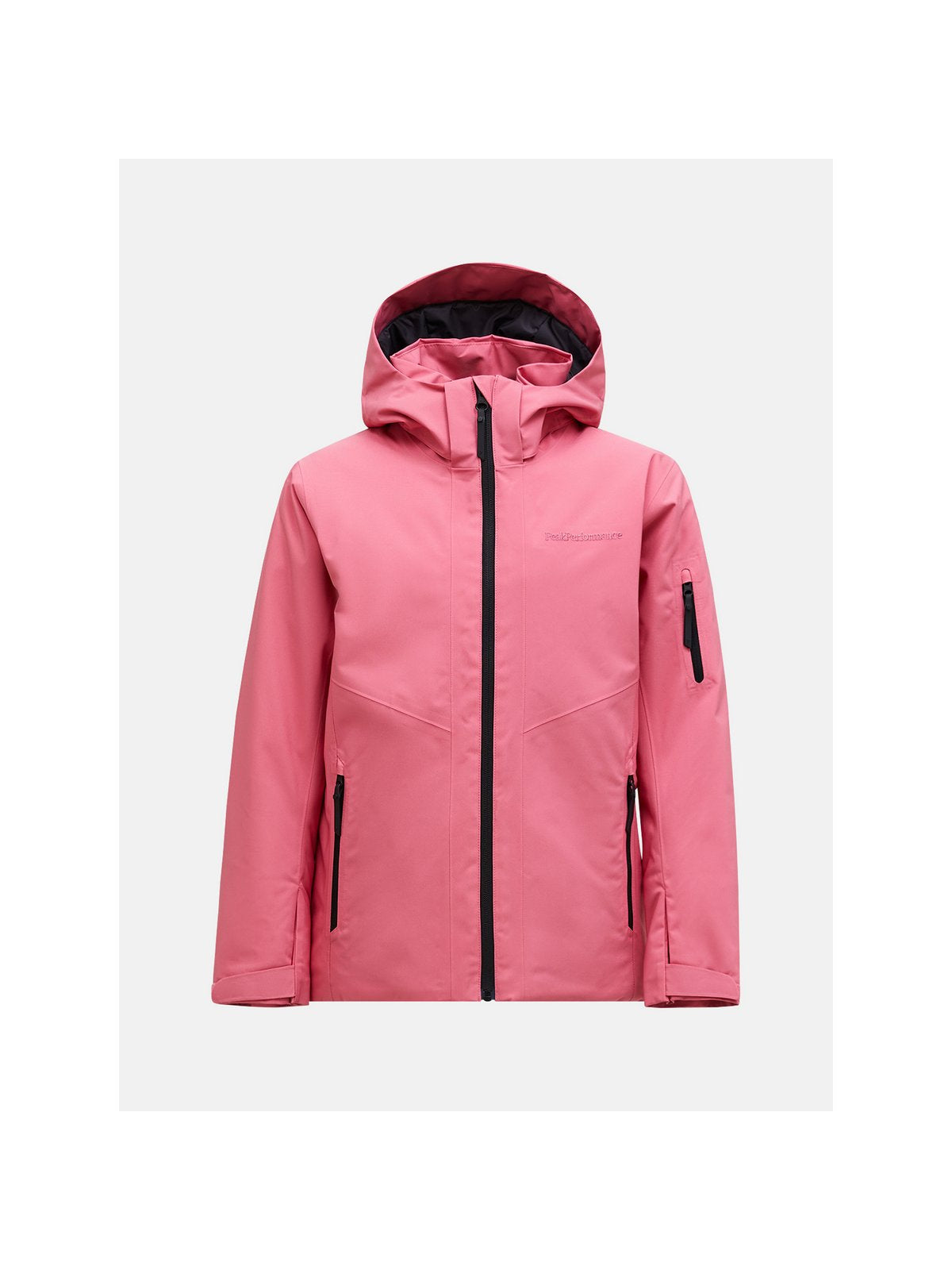 Kurtka narciarska juniorska PEAK PERFORMANCE Maroon HIPE 2L Insulated Shell Jacket różowa