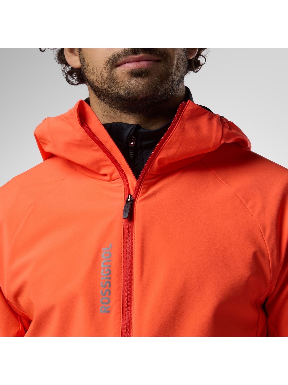 Kurtka męska ROSSIGNOL M Venon Wind Hoodie Jacket czerwona