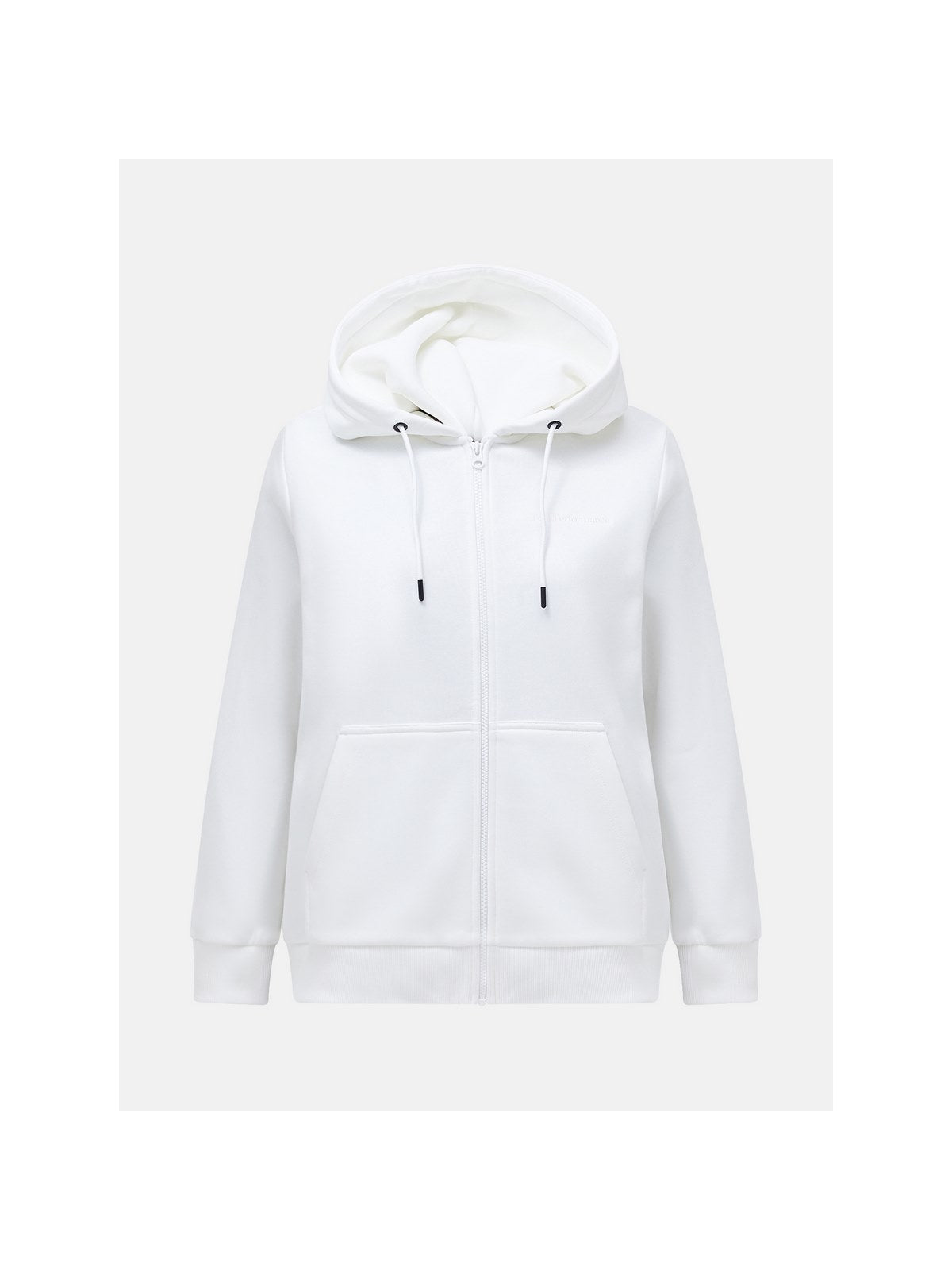Bluza Peak Performance W Original Small Logo Zip biały - Adventure Sports