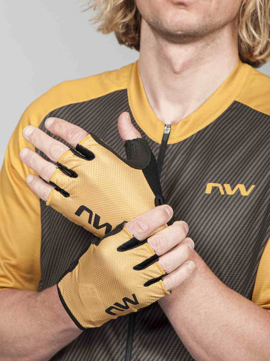 Rękawice rowerowe NORTHWAVE Active żółty - Rękawiczki - Adventure Sports
