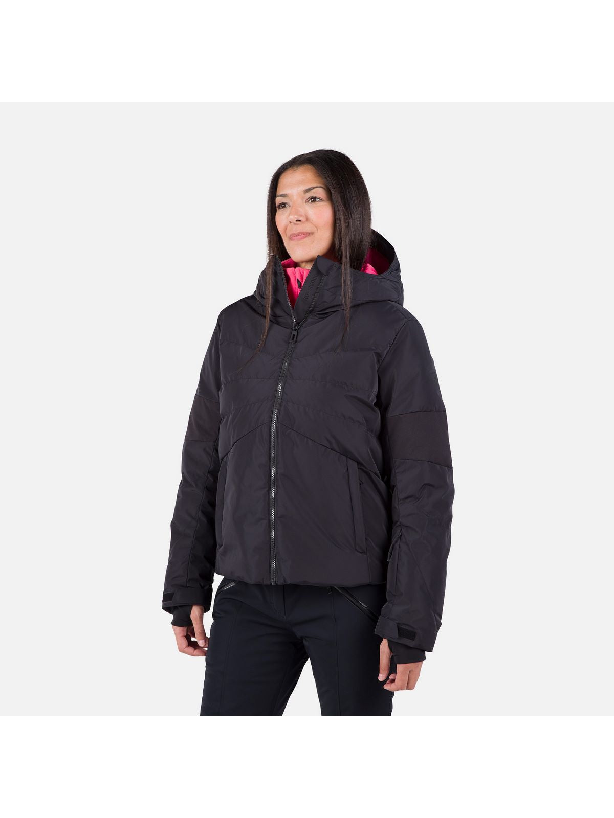 Kurtka narciarska damska Rossignol W Wispile Puffy Jkt czarny - Adventure Sports