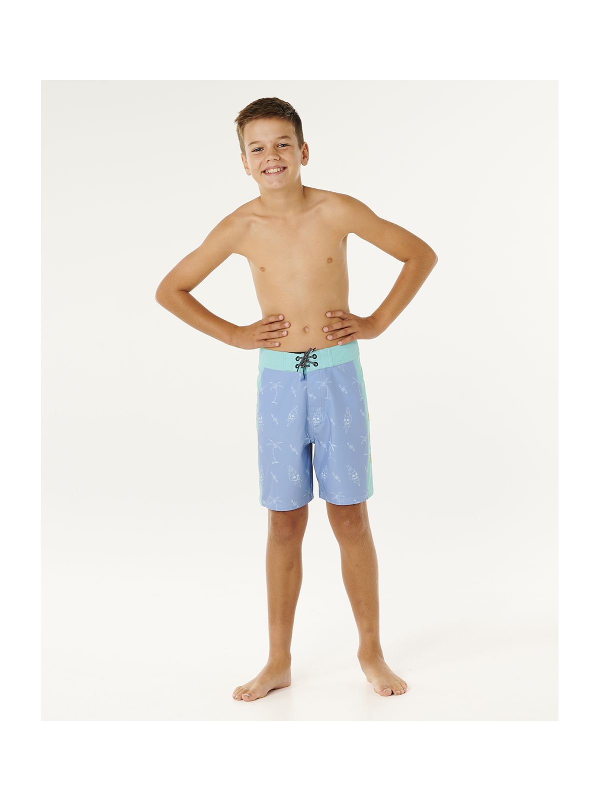 Boardshorty chłopięce RIP CURL Eternal Shred Mirage-Boy niebieskie