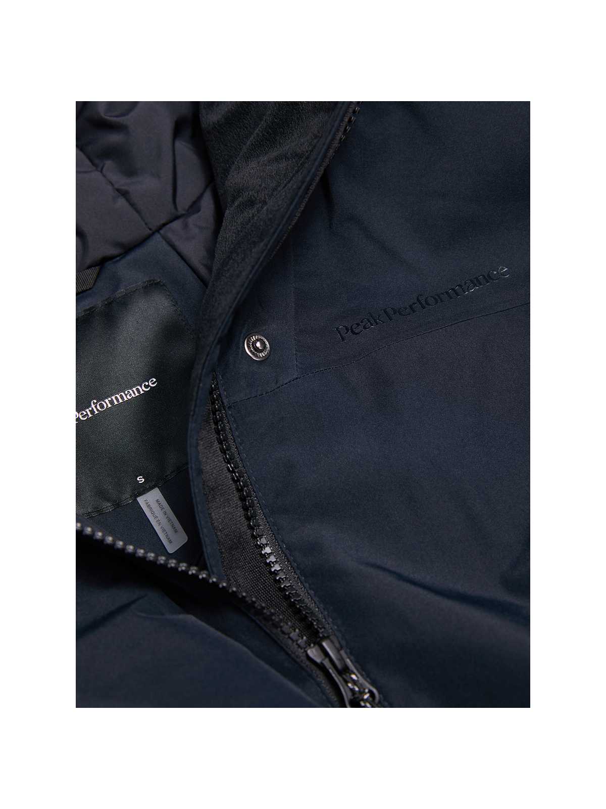 Parka damska PEAK PERFORMANCE Treeline HIPE 2L Insulated Shell Parka czarna