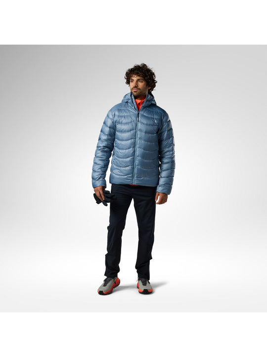 Kurtka puchowa męska ROSSIGNOL M Verok Down Hoodie Jacket niebieska
