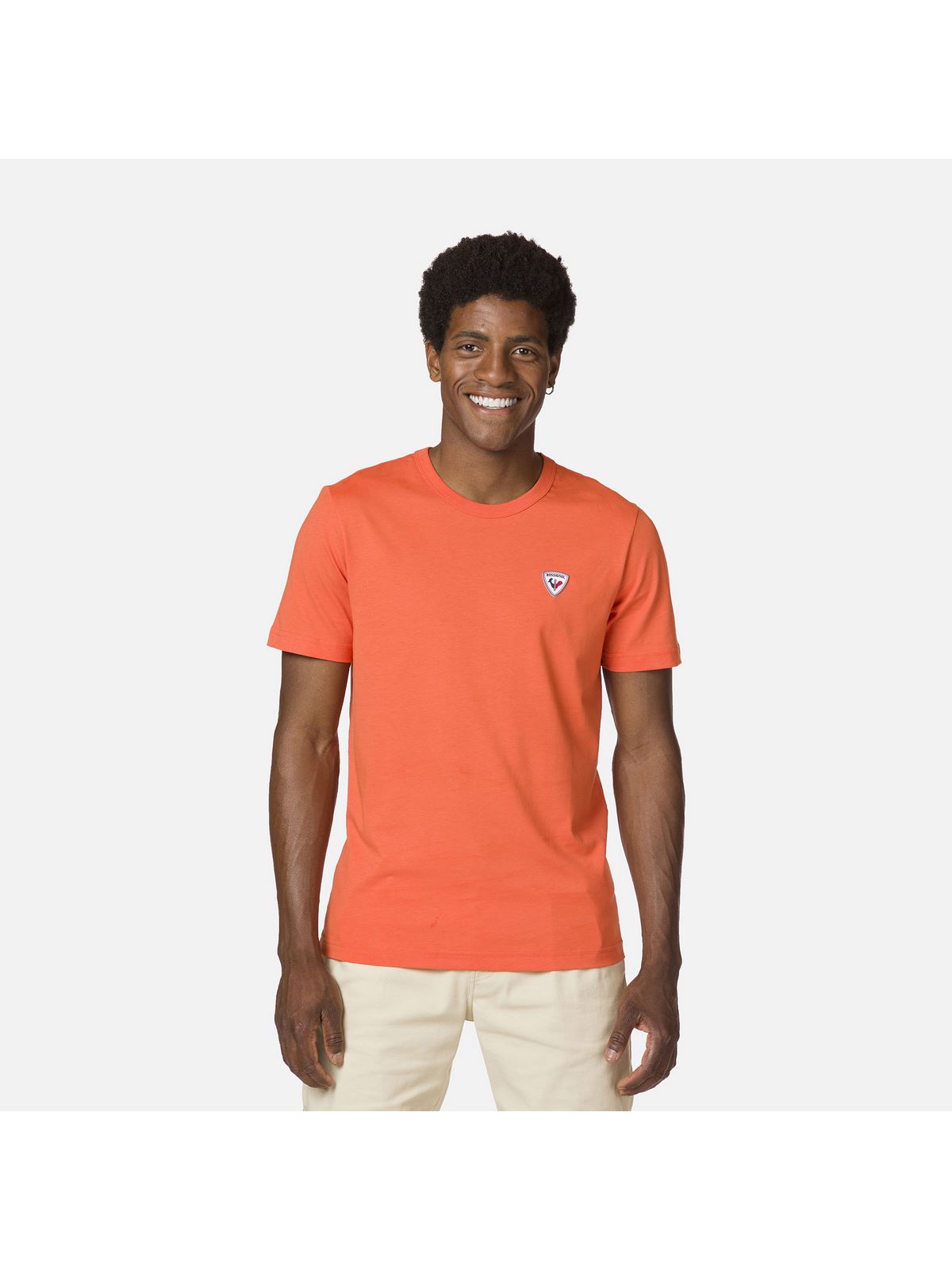 T-Shirt Rossignol Logo Plain Tee pomarańczowy - Koszulka - Adventure Sports