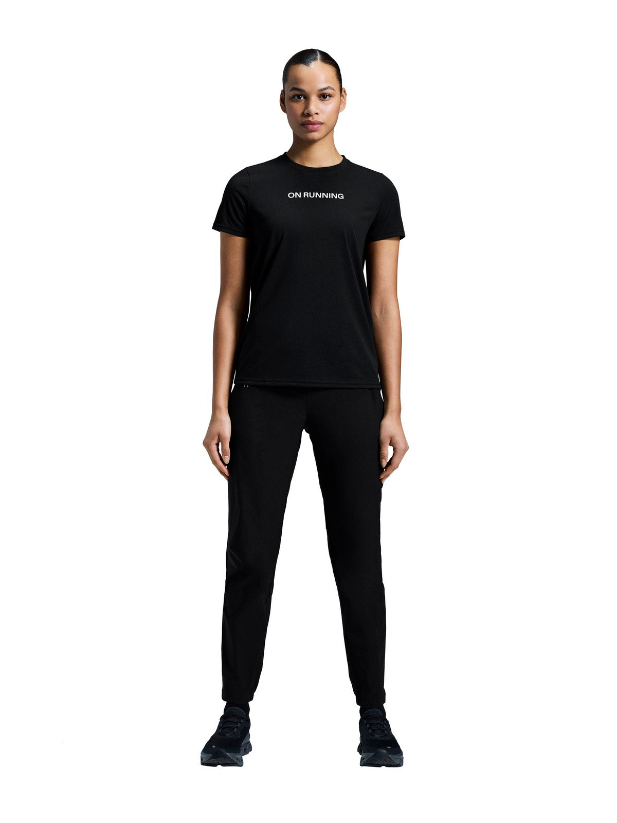 T-Shirt damski  On Run-T czarny