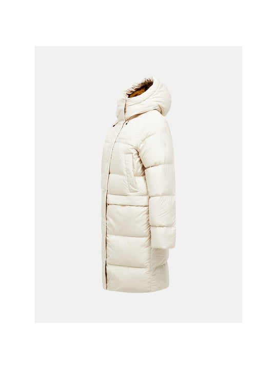 Kurtka PEAK PERFORMANCE W Quiver Down Parka piaskowy
