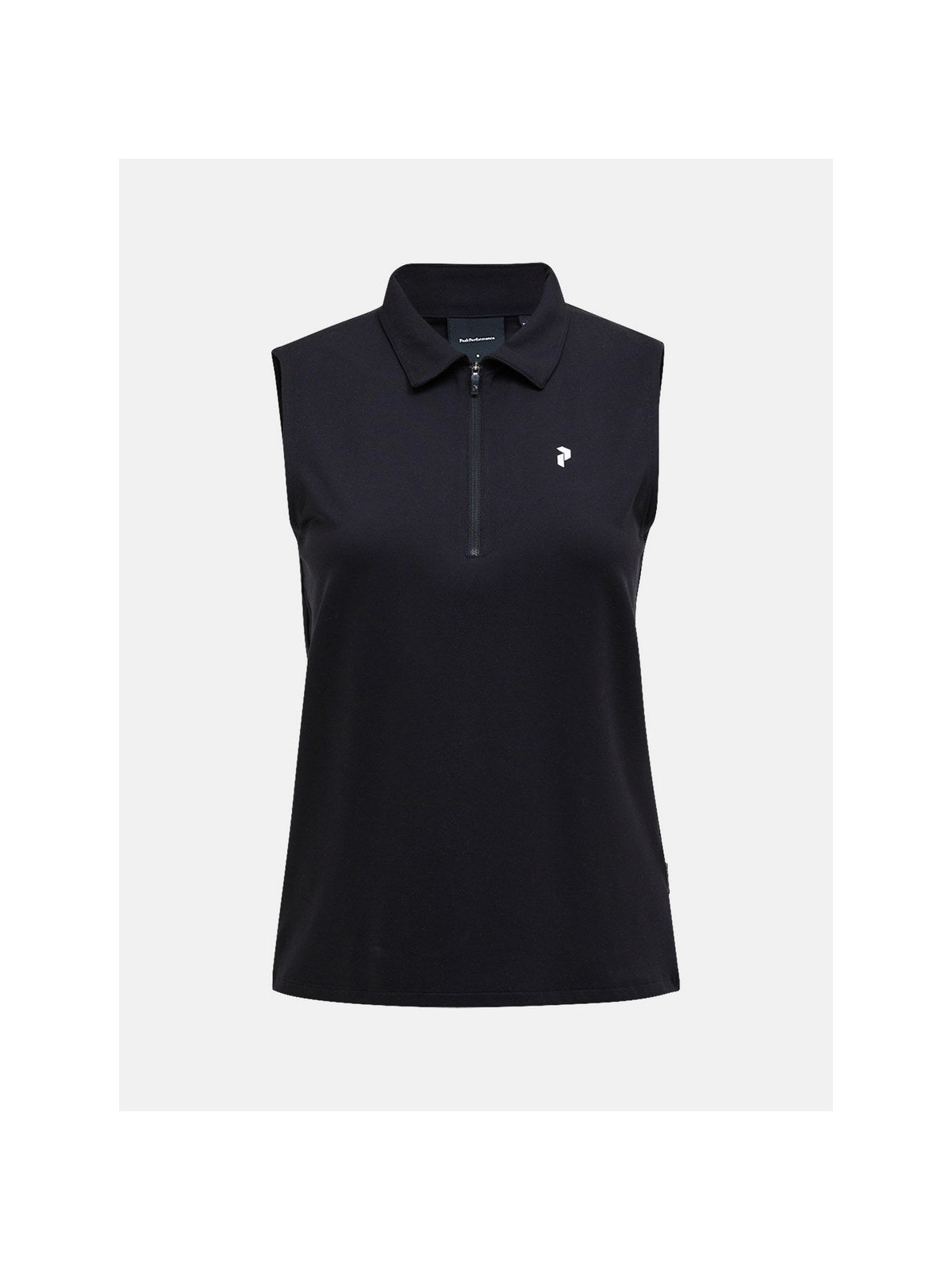 adventuresports koszulka-peak-performance-w-comfort-zip-sl-polo-czarny-g80194020-050 front
