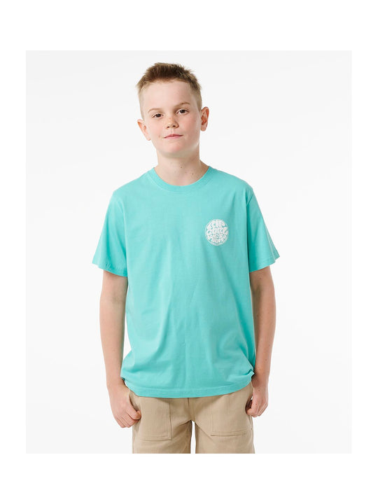 Koszulka RIP CURL Wetsuit Icon Tee Kids niebieski - Adventure Sports
