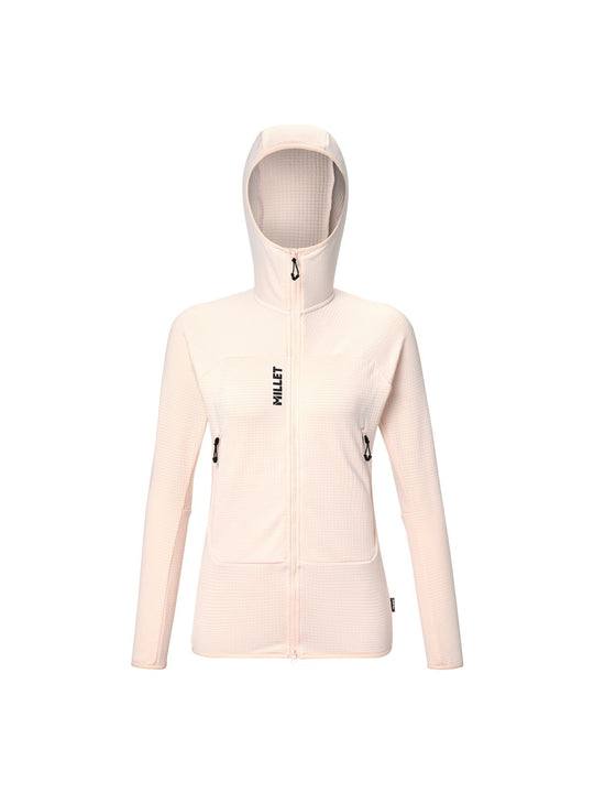 Bluza damska MILLET Fusion Grid Hoodie W jasny róż
