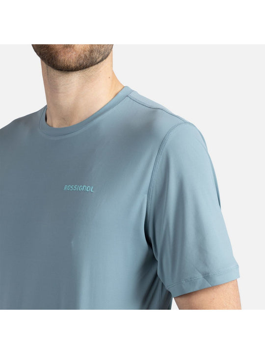 Koszulka treningowa męska ROSSIGNOL Sidelhorn Tee niebieski - Adventure Sports
