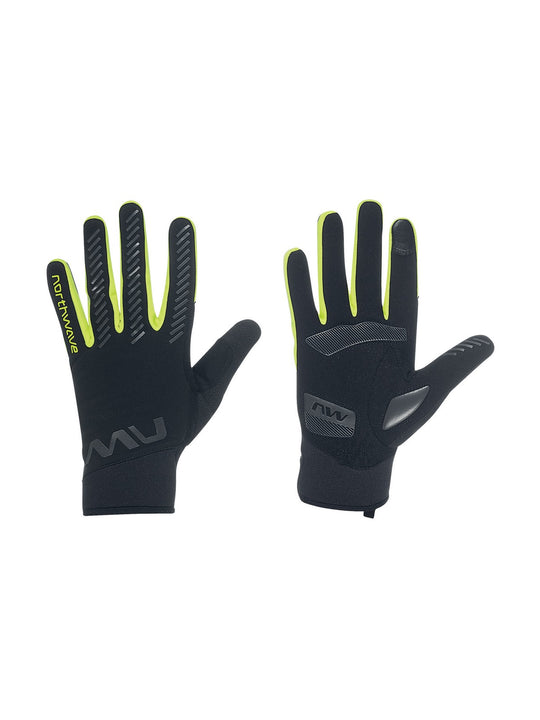 Rękawice rowerowe NORTHWAVE Active Gel Glove czarny/żółty - Rękawiczki - Adventure Sports
