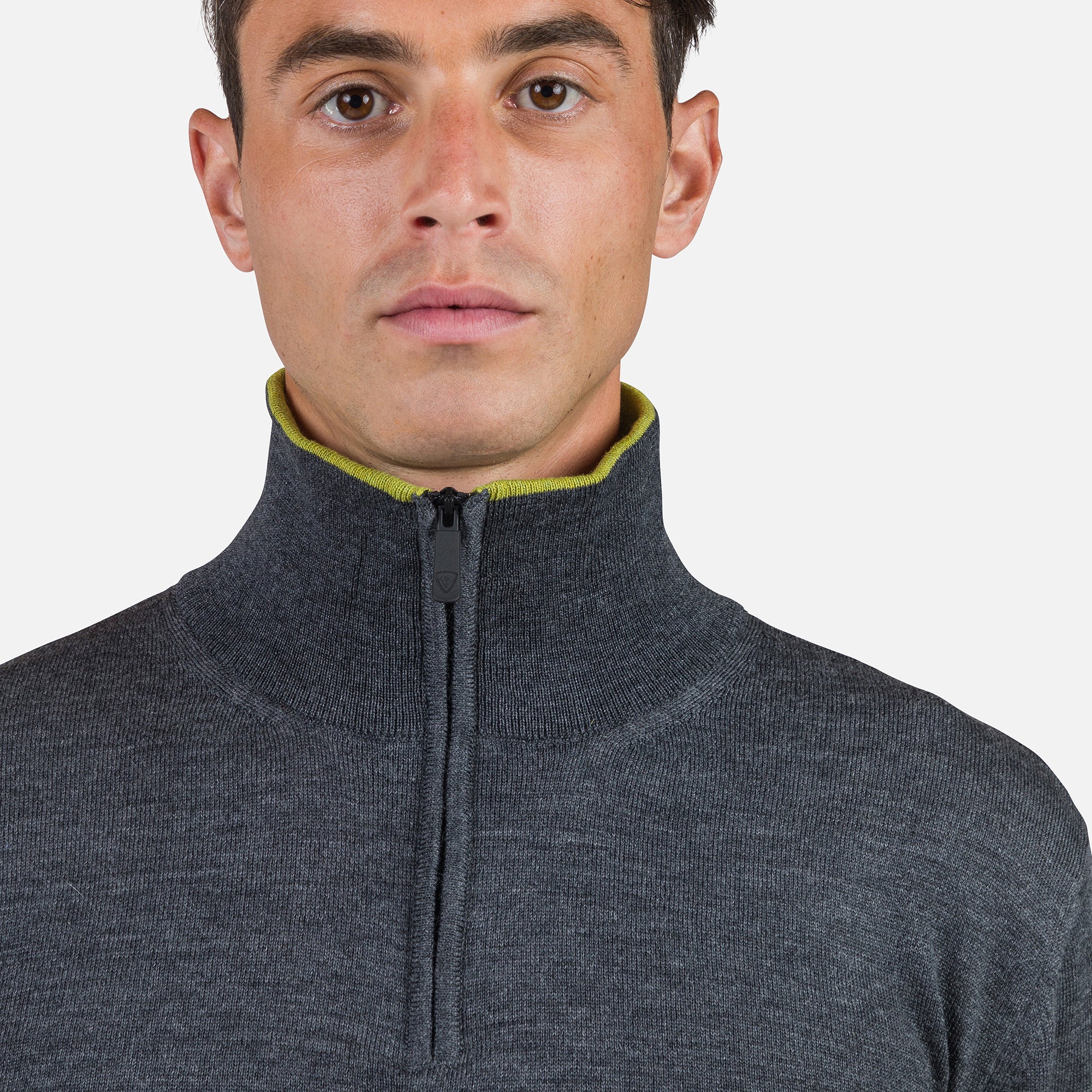 Sweter Rossignol Stripe Hz Knit New szary - Adventure Sports