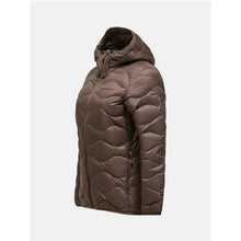Kurtka puchowa damska PEAK PERFORMANCE Helium Down Hood Jacket brązowa
