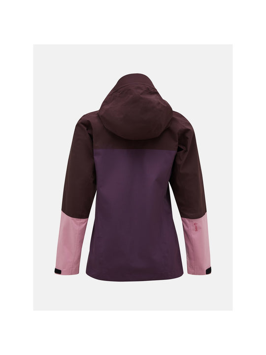 Kurtka Peak Performance W Trail Hipe Shell Jacket bordowy - narciarska - Adventure Sports
