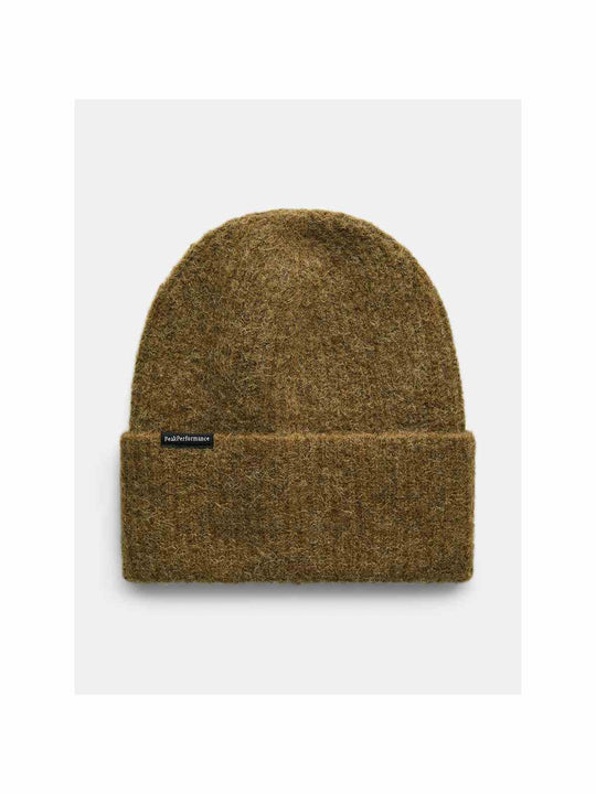 Czapka PEAK PERFORMANCE Woolblend Hat brązowa
