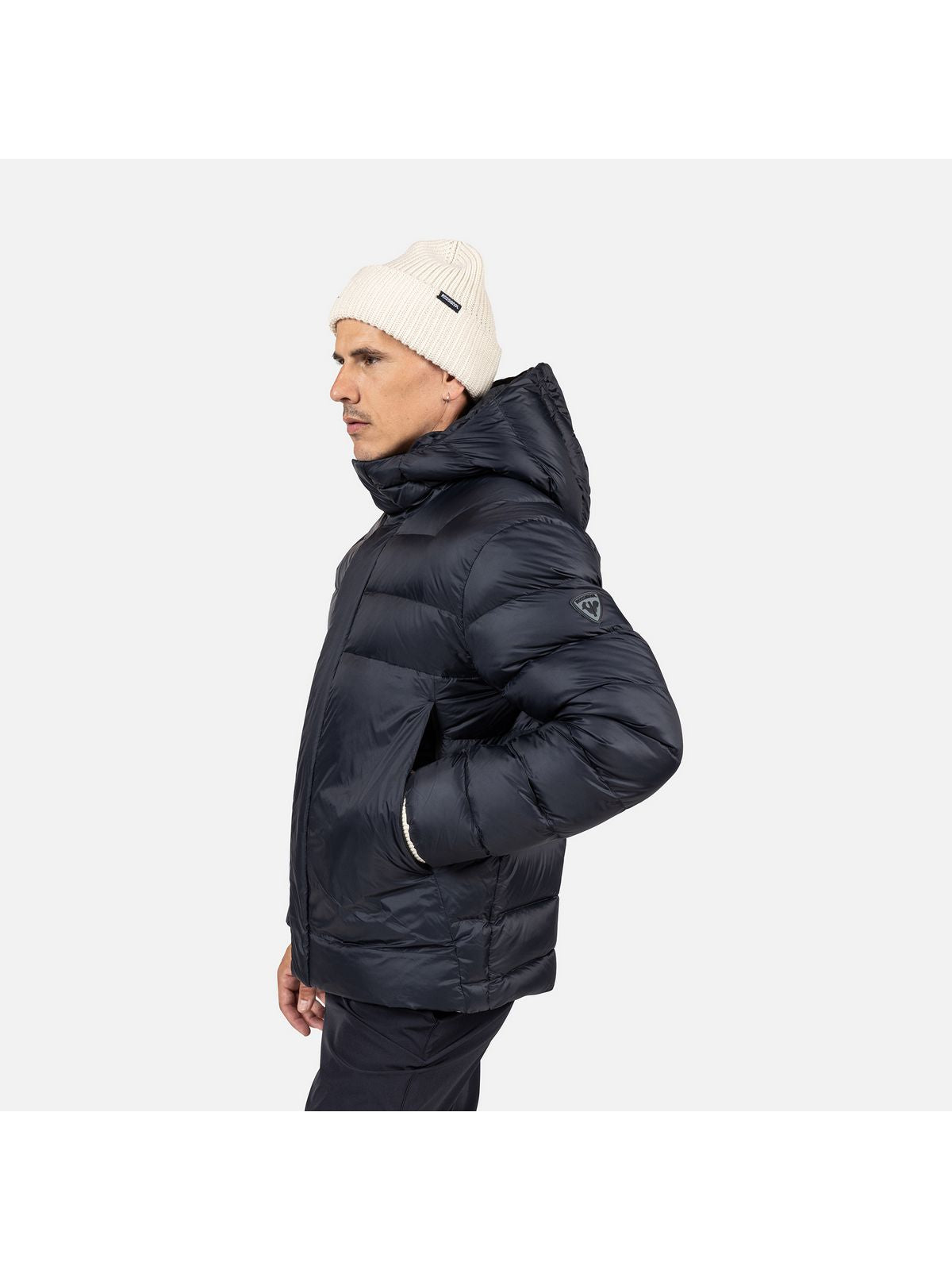 Kurtka męska ROSSIGNOL Aretu Down Hoodie Jkt czarna