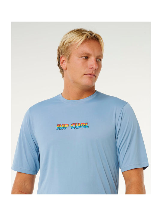 Lycra męska RIP CURL Icons Of Surflite Upf S/S niebieska
