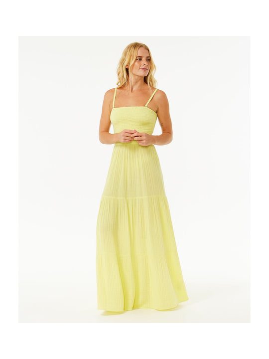 Sukienka RIP CURL Premium Surf Maxi Dress żółty - Adventure Sports
