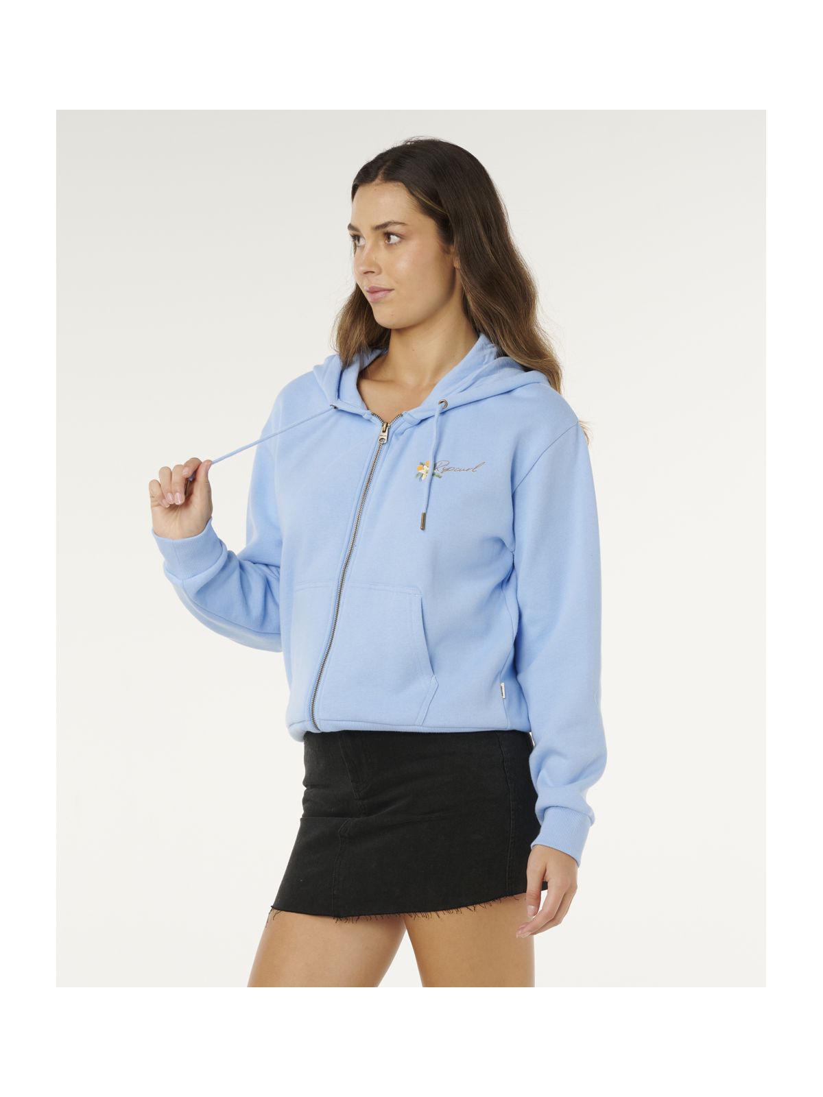 Bluza damska RIP CURL Poolside Zip Thru Relaxed Hood niebieska