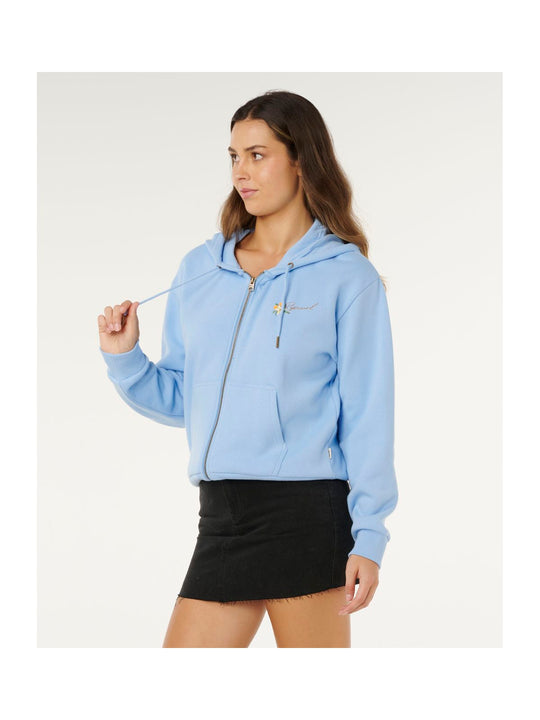 Bluza damska RIP CURL Poolside Zip Thru Relaxed Hood niebieska
