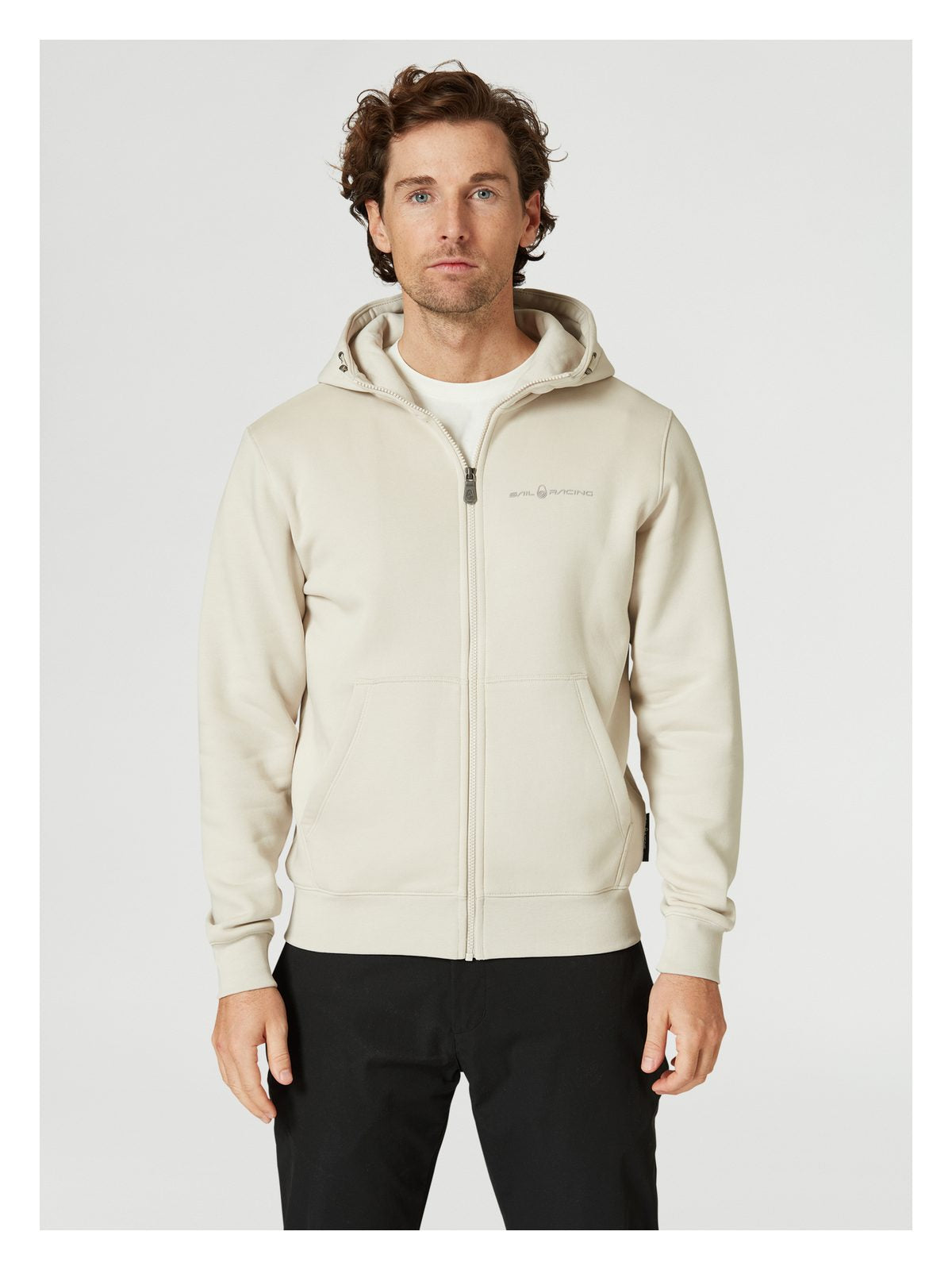 Bluza męska SAIL RACING M Bowman Logo Zip Hood biała