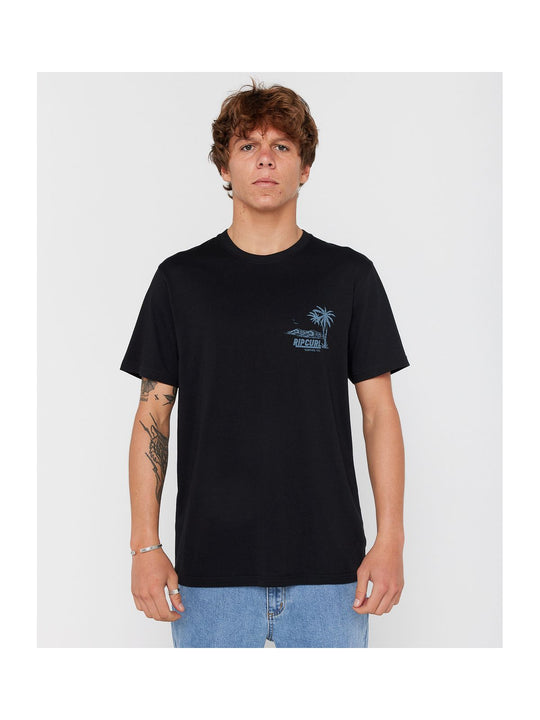 Koszulka RIP CURL SPORTLINE TUBULAR TEE czarna
