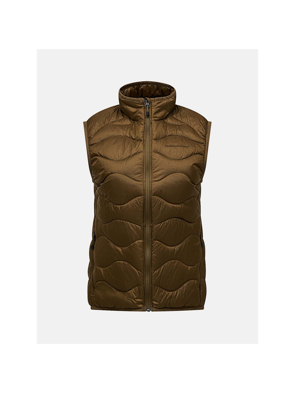 Kamizelka puchowa damska PEAK PERFORMANCE Helium Down Vest brązowa