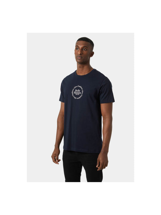 Koszulka HELLY HANSEN Core Graphic T granatowy - Adventure Sports

