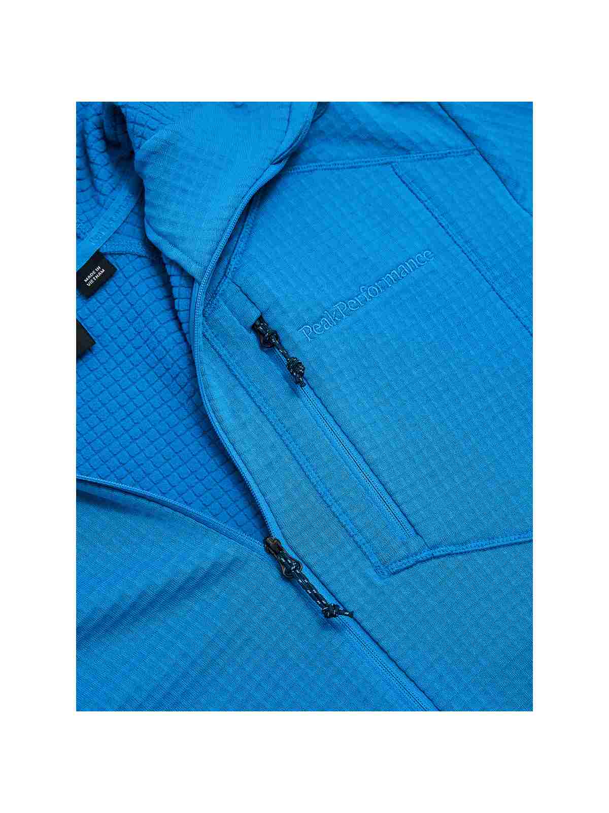 Bluza PEAK PERFORMANCE M Trail Polartec Zip Hood niebieski - Adventure Sports