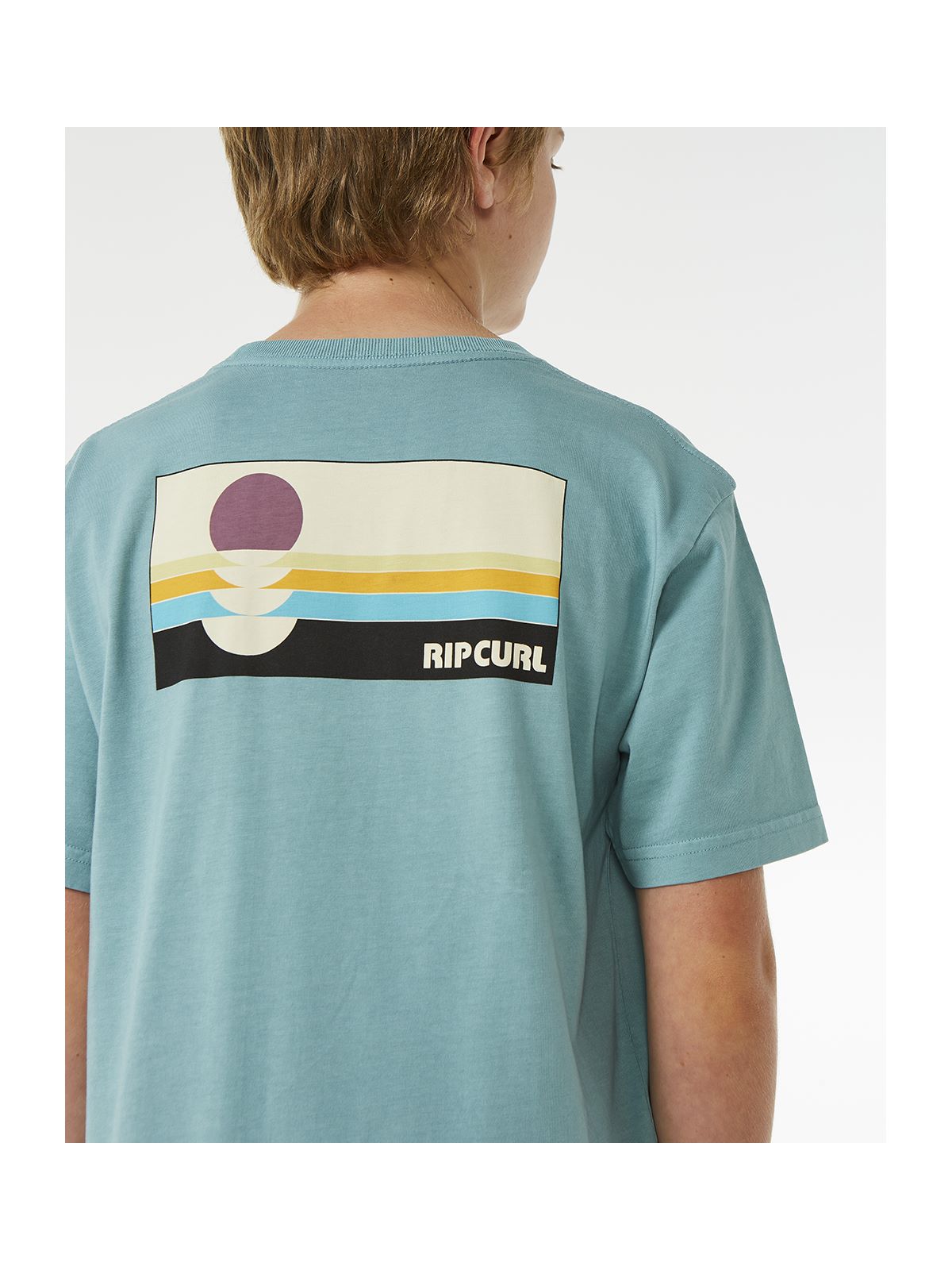 Koszulka RIP CURL Surf Revivial Peaking Tee Boy niebieski - Adventure Sports