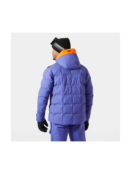 Kurtka narciarska męska HELLY HANSEN EMIKO RIDABLE PUFFY JACKET fioletowa
