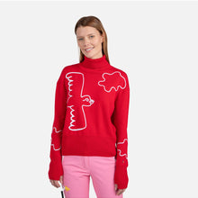 Sweter Rossignol W Jcc Roll Neck czerwony - Adventure Sports
