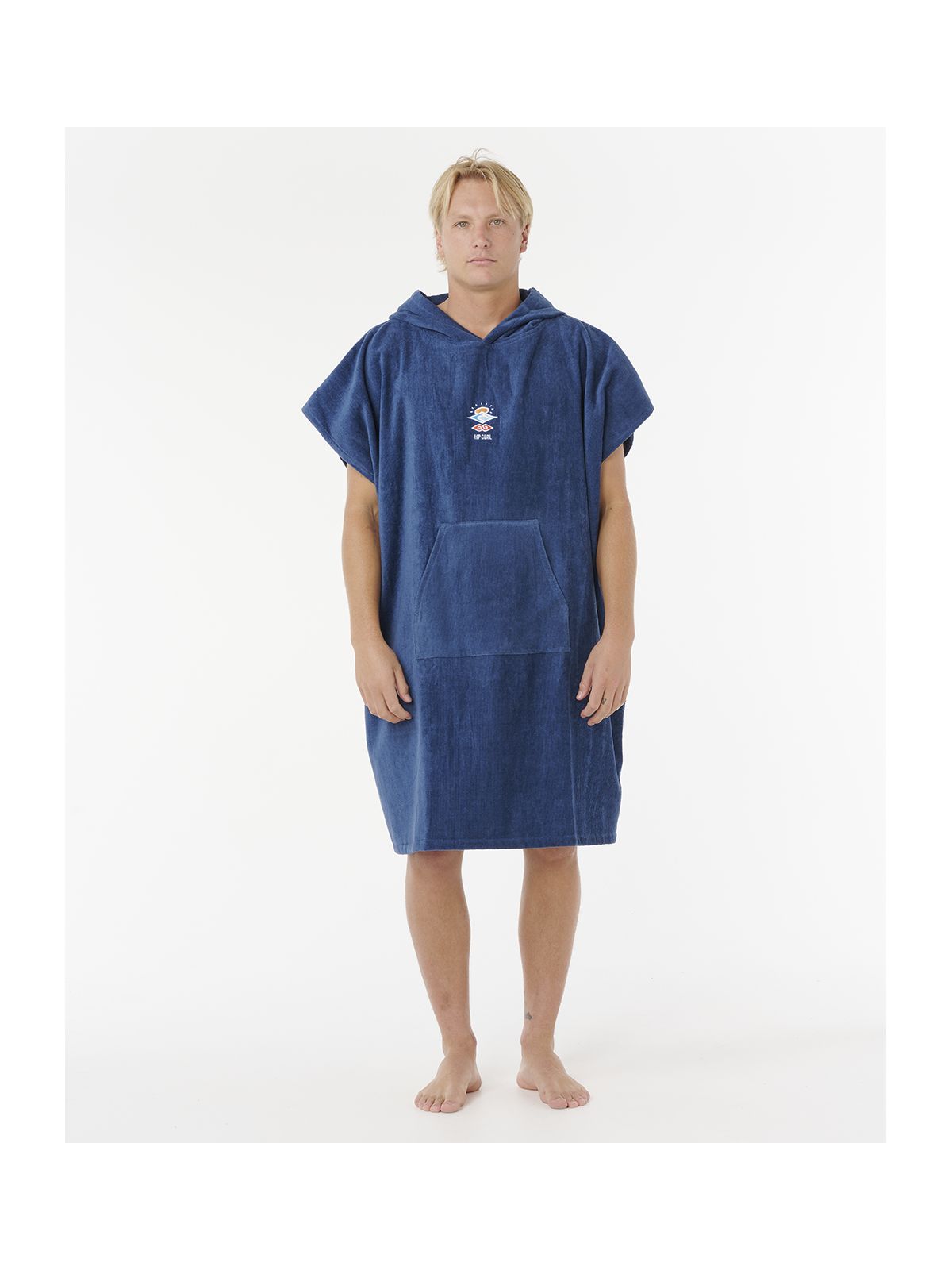 Ponczo męskie RIP CURL Logo Hooded Towel granatowe