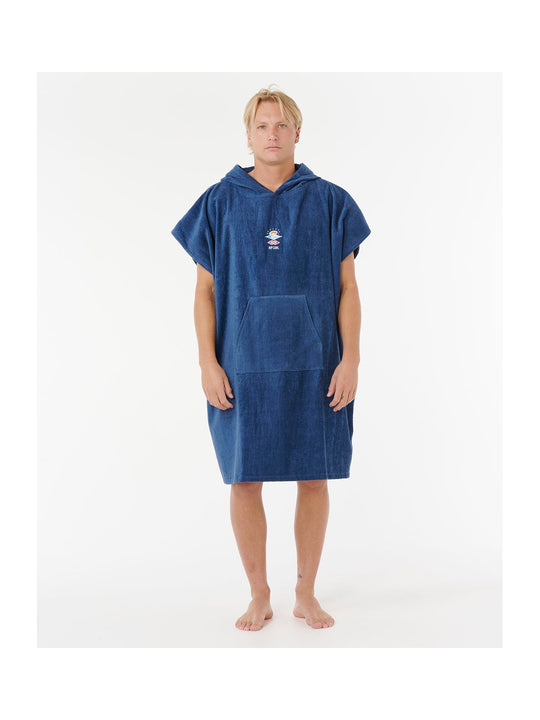 Ponczo męskie RIP CURL Logo Hooded Towel granatowe
