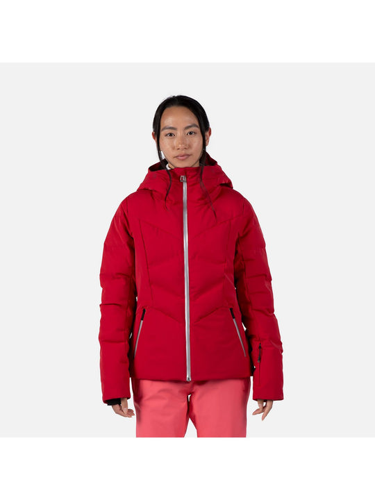 Kurtka ocieplona PrimaLoftem Rossignol W Blackside Puffy Jkt czerwony - narciarska - Adventure Sports
