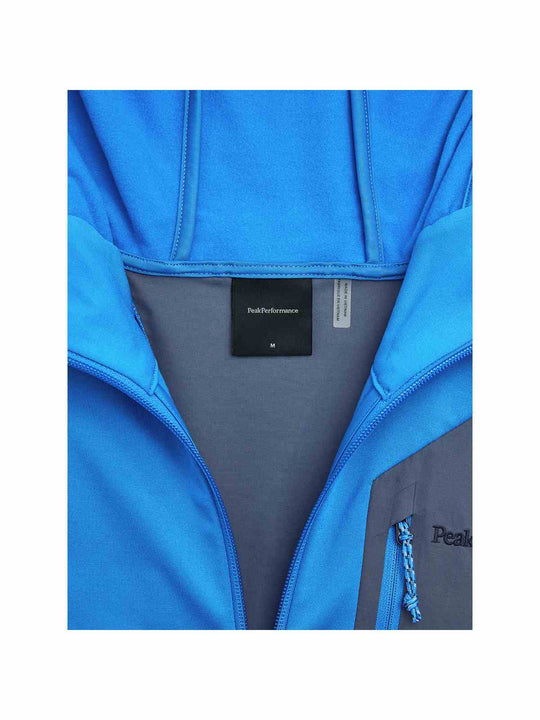 Bluza PEAK PERFORMANCE M Utility Light Zip Hood niebieski

