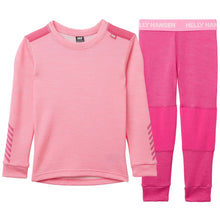 Bielizna termoaktywna dla najmłodszych Helly Hansen K Lifa Merino Set czerwony - Adventure Sports
