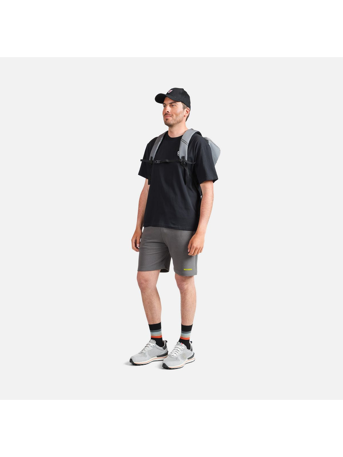 Koszulka męska ROSSIGNOL Traye Tee czarny - Adventure Sports