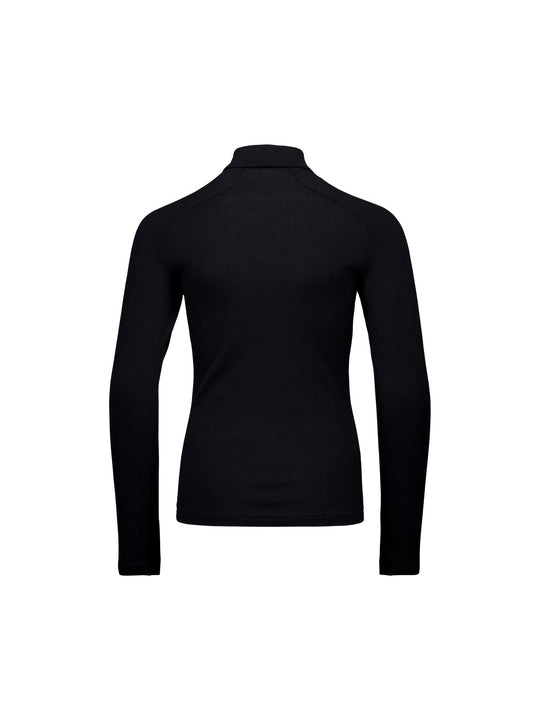 Koszulka narciarska dla dzieci POC Y's Layer Merino Mock Neck Jersey czarny
