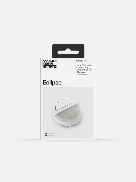 Lampka rowerowa BOOKMAN Eclipse biały
